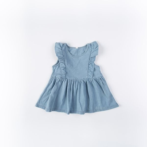 new girls' spring cotton pure color bow princess lotus leaf skirt children's dress, White
new girls' spring cotton pure color bow princess lotus leaf skirt children's dress, White