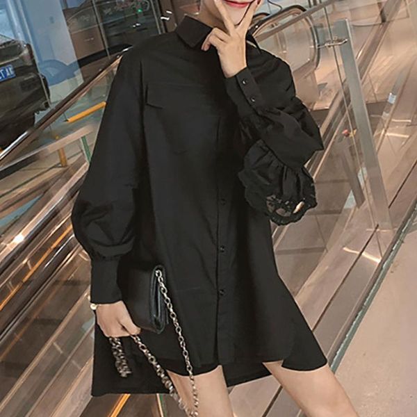 women white black shirt long sleeve korean chic lace ruffle patchwork kawaii long blouse oversized harajuku ladies fall
women white black shirt long sleeve korean chic lace ruffle patchwork kawaii long blouse oversized harajuku ladies fall