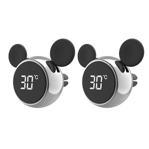 car air freshener portable digital lcd clock/temperature display electronic clock thermometer accessories silver 2pcs
car air freshener portable digital lcd clock/temperature display electronic clock thermometer accessories silver 2pcs