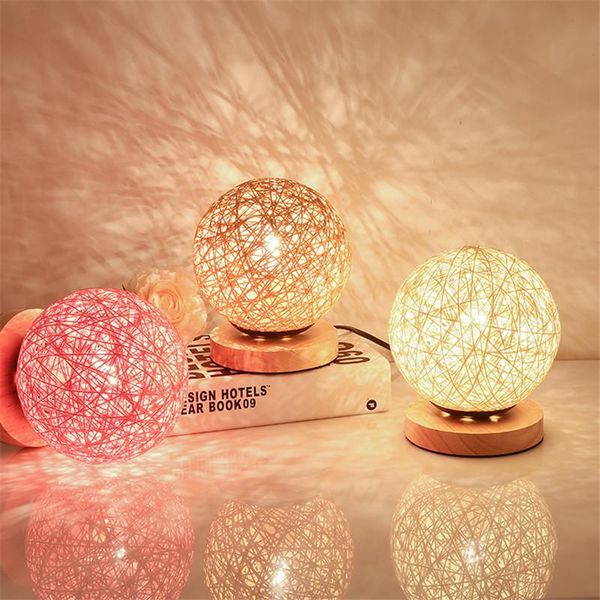 modern led table lamp usb solid wood rattan ball decoration creative birthday gift night light
modern led table lamp usb solid wood rattan ball decoration creative birthday gift night light