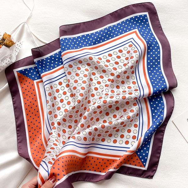 scarves 2021 design silk square women polka dot print foulard neck spring fashion lady hairband neckerchief soft bandana, Blue;gray
scarves 2021 design silk square women polka dot print foulard neck spring fashion lady hairband neckerchief soft bandana, Blue;gray
