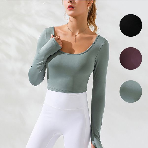 tees t-shirt autumn women's yoga suit fitns exercise fast dry tight long sleeve beauty back leisure bra elastic underwear, White
tees t-shirt autumn women's yoga suit fitns exercise fast dry tight long sleeve beauty back leisure bra elastic underwear, White