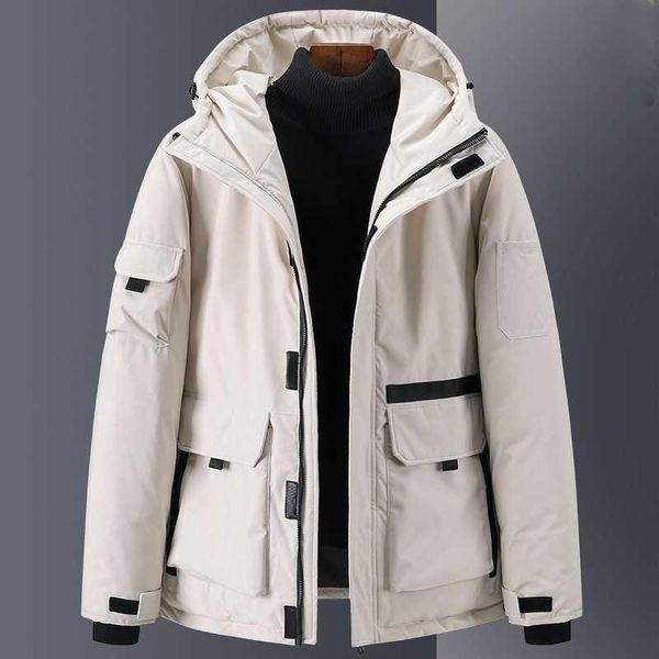 off season down jacket men's winter new thickened leisure canadian style outdoor work clothes couple fashion youth white, Black
off season down jacket men's winter new thickened leisure canadian style outdoor work clothes couple fashion youth white, Black