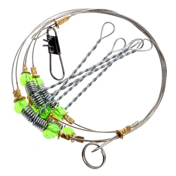 fishing hooks 87hf anti-winding swivel string sea hook steel rigs wire leader fish 
fishing hooks 87hf anti-winding swivel string sea hook steel rigs wire leader fish