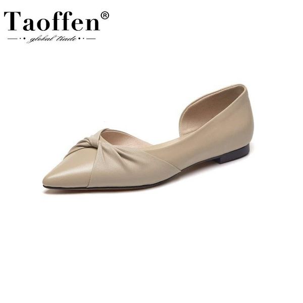 sandals taoffen women flat shoes cow leather pointed toe fashion casual daily footwear size 34-39, Black
sandals taoffen women flat shoes cow leather pointed toe fashion casual daily footwear size 34-39, Black