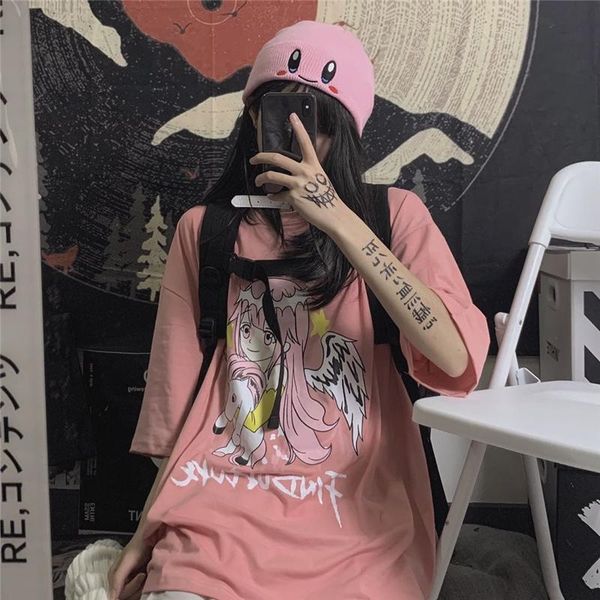 women's t-shirt korean version of summer casual short-sleeved cartoon print men's and loose 2021 top, White
women's t-shirt korean version of summer casual short-sleeved cartoon print men's and loose 2021 top, White