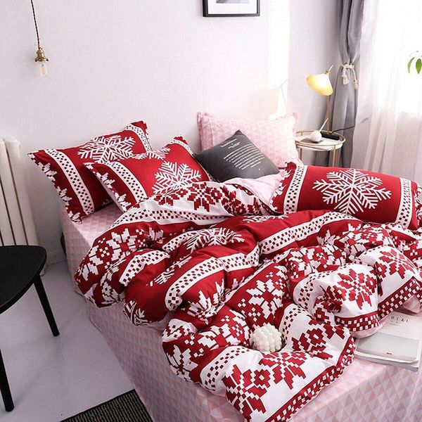 bedding sets christmas snowflake pillow cover bed sheet set home decoration for bedroom promotion
bedding sets christmas snowflake pillow cover bed sheet set home decoration for bedroom promotion