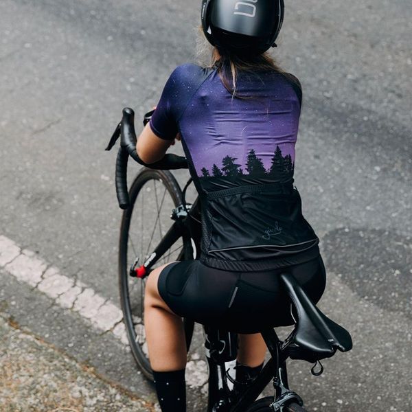 racing sets female cycling jersey set bike shirt bibs shorts kits summer quick dry bicycle short sleeve clothing night star map cycle suit, Black;blue
racing sets female cycling jersey set bike shirt bibs shorts kits summer quick dry bicycle short sleeve clothing night star map cycle suit, Black;blue