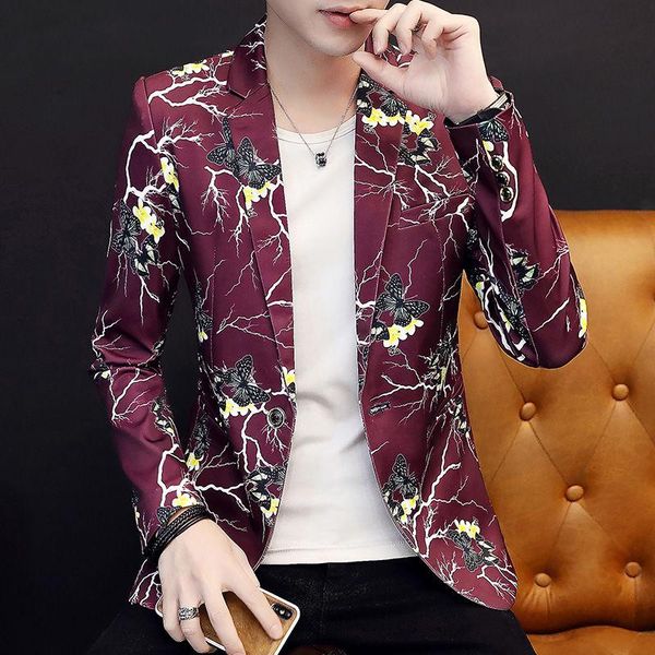men's suits & blazers men 2021 spring autumn fashion printing business suit overcoats male casual jackets slim fit outwear w344, White;black
men's suits & blazers men 2021 spring autumn fashion printing business suit overcoats male casual jackets slim fit outwear w344, White;black