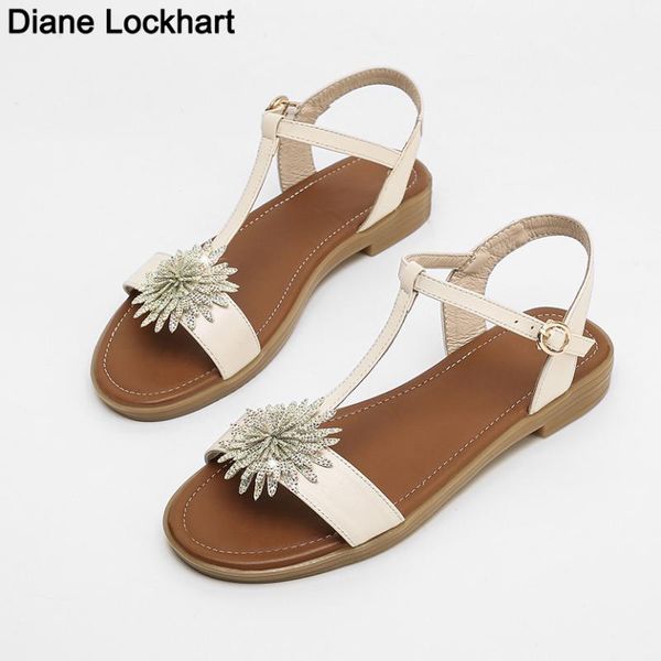 sandals summer seller women solid rome sun flower shoes lady anti-slip selling flats genuine leather slingback, Black
sandals summer seller women solid rome sun flower shoes lady anti-slip selling flats genuine leather slingback, Black