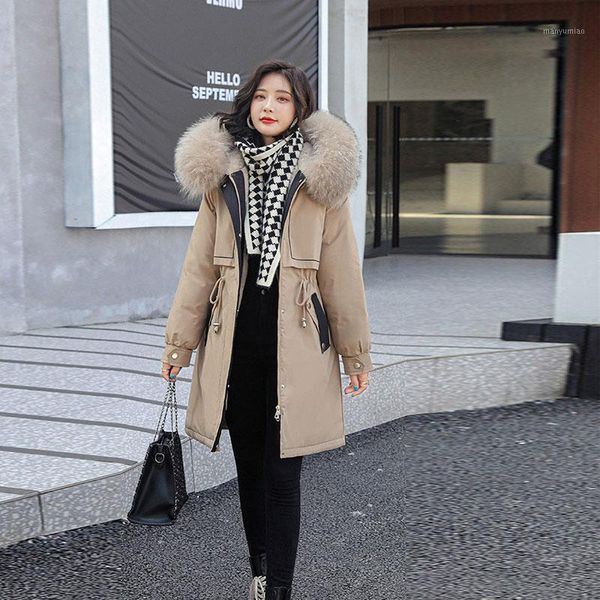 women's down & parkas 2021 winter ladies mid-length cotton outwear waist hooded fur collar overcoat thick warm and windproof coat ls49, Black
women's down & parkas 2021 winter ladies mid-length cotton outwear waist hooded fur collar overcoat thick warm and windproof coat ls49, Black