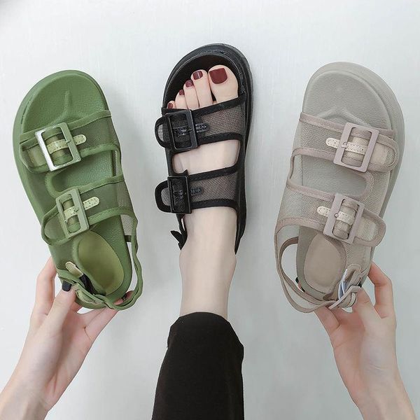 sandals 2021 women's mesh women shoe fashion heel summer buckle basic casual, Black
sandals 2021 women's mesh women shoe fashion heel summer buckle basic casual, Black