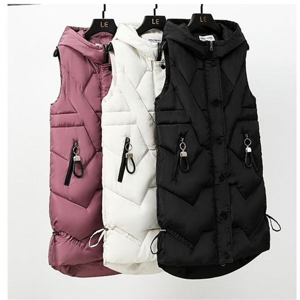 spring autumn women vest cotton waistcoat plus size 3xl long section slim padded coat student cloghing 211022, Black;white
spring autumn women vest cotton waistcoat plus size 3xl long section slim padded coat student cloghing 211022, Black;white