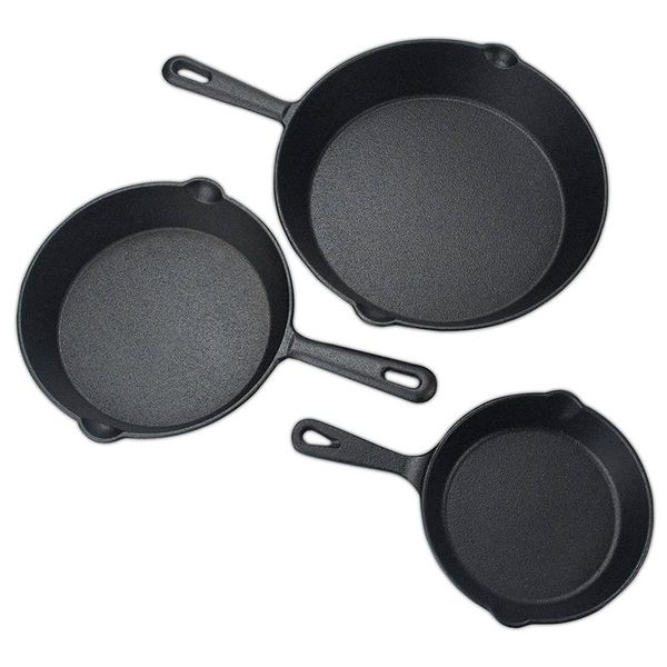 pans 3pcs cast iron skillet,6 inch, 8 inch and 10inch non-stick skillet pre-seasoned frying pan for saute cooking
pans 3pcs cast iron skillet,6 inch, 8 inch and 10inch non-stick skillet pre-seasoned frying pan for saute cooking