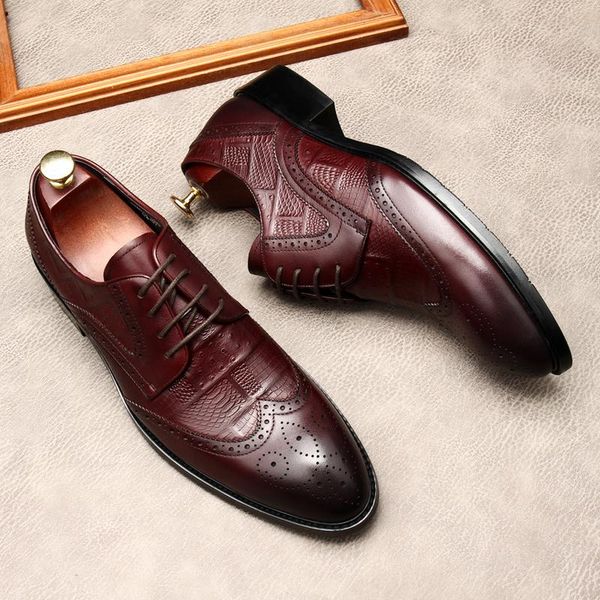 dress shoes handmade office business wedding genuine leather mens brogue luxury black wine red formal fashion oxfords men shoe
dress shoes handmade office business wedding genuine leather mens brogue luxury black wine red formal fashion oxfords men shoe