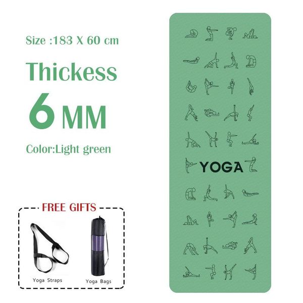 yoga mats 1830*610*6mm eva non slip pose mat with position line carpet matfor beginner environmental fitness gymnastics
yoga mats 1830*610*6mm eva non slip pose mat with position line carpet matfor beginner environmental fitness gymnastics