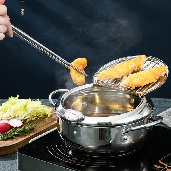 pans stainless steel kitchen deep frying pot with tempura fryer pan fried chicken japanese tools
pans stainless steel kitchen deep frying pot with tempura fryer pan fried chicken japanese tools