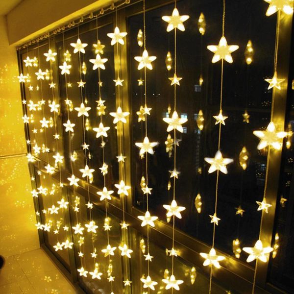 strings thrisdar 3.5m 252led star curtain fairy string light 8 modes wedding party christmas cafe bar store window icicle
strings thrisdar 3.5m 252led star curtain fairy string light 8 modes wedding party christmas cafe bar store window icicle