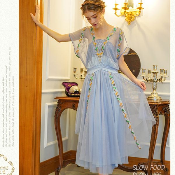 casual dresses summer women vintage elegant blue mesh ladies retro handmade beading sequins backless loose long exkj, Black;gray
casual dresses summer women vintage elegant blue mesh ladies retro handmade beading sequins backless loose long exkj, Black;gray