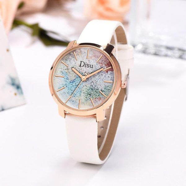 wristwatches star watch ladies casual quartz leather strap analog wall clock modern design, Slivery;brown
wristwatches star watch ladies casual quartz leather strap analog wall clock modern design, Slivery;brown
