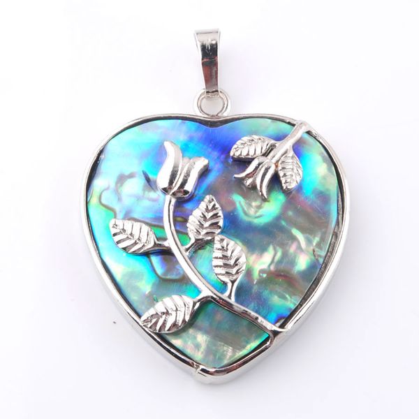 wojiaer necklaces & pendants women unique jewelry natural new zealand abalone shell gem stone love heart beads n3645, Silver
wojiaer necklaces & pendants women unique jewelry natural new zealand abalone shell gem stone love heart beads n3645, Silver