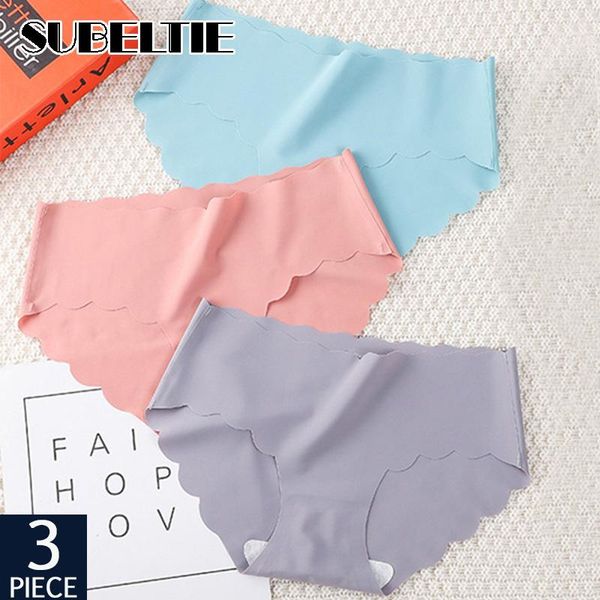 women's panties subeltie 3pcs/lot solid color underwear seamless silk briefs mid rise breathable underpants lady lingerie, Black;pink
women's panties subeltie 3pcs/lot solid color underwear seamless silk briefs mid rise breathable underpants lady lingerie, Black;pink