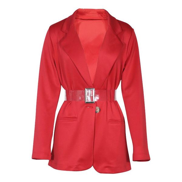 women's suits & blazers spring with big sashes solid colors long sleeve fashion women 2021 autumn office lady elegant work blazer, White;black
women's suits & blazers spring with big sashes solid colors long sleeve fashion women 2021 autumn office lady elegant work blazer, White;black