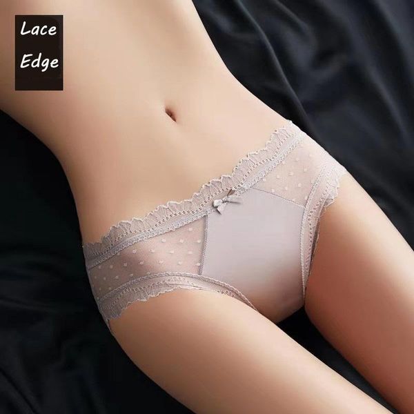 women's panties lace dot cotton crotch breathable net yarn no trace underwear bow hollow elasticity quality cozy female a78, Black;pink
women's panties lace dot cotton crotch breathable net yarn no trace underwear bow hollow elasticity quality cozy female a78, Black;pink