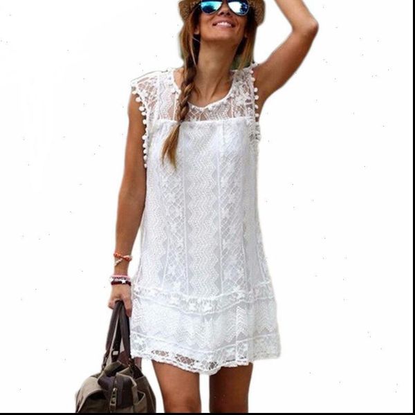 2020 women dress summer sleeveless beach short dress vestidos ladies girls tassel solid white lace tunic mini dress plus size, Black;gray
2020 women dress summer sleeveless beach short dress vestidos ladies girls tassel solid white lace tunic mini dress plus size, Black;gray
