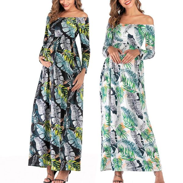 maternity dresses dress word-shoulder long sleeve leaves print length-skirt fashion evening gowns for women clothes, White
maternity dresses dress word-shoulder long sleeve leaves print length-skirt fashion evening gowns for women clothes, White