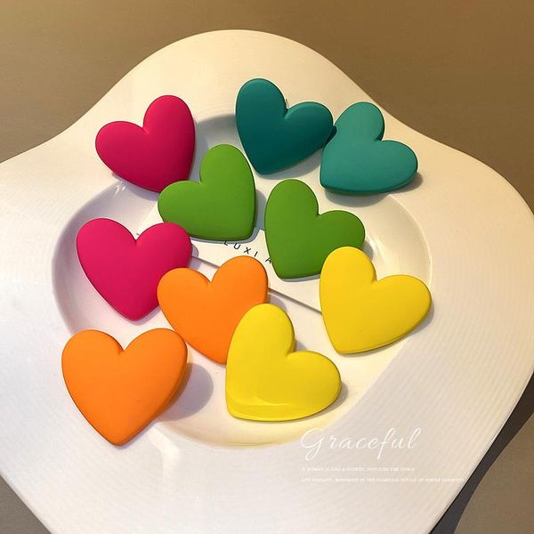 stud enamel red/green/blue/yellow/orange heart earring for women wedding annual shopping romantic jewelry, Golden;silver
stud enamel red/green/blue/yellow/orange heart earring for women wedding annual shopping romantic jewelry, Golden;silver