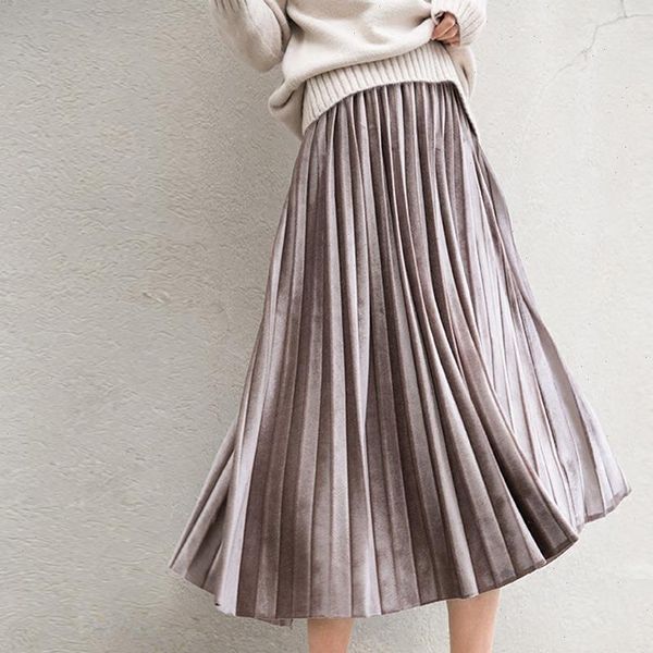 spring 2021 women long metallic silver maxi pleated skirt midi skirt high waist elascity casual party skirt, Black
spring 2021 women long metallic silver maxi pleated skirt midi skirt high waist elascity casual party skirt, Black