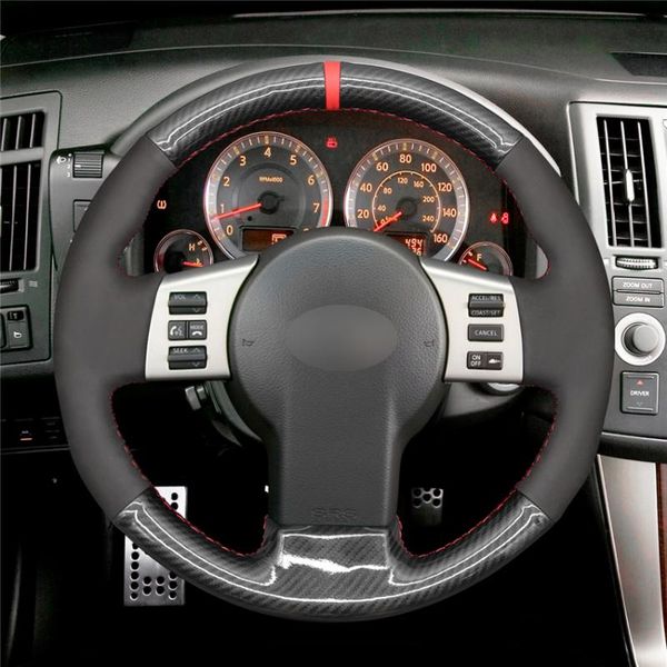 steering wheel covers diy hand-stitched customization anti-slip wear-resistant cover for 350z 2002-2009 car interior decoration
steering wheel covers diy hand-stitched customization anti-slip wear-resistant cover for 350z 2002-2009 car interior decoration