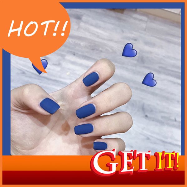 hand diy nail decorated stylist nina 435 blue frosted square fake nail piece wear patch finished 24 es, Red;gold
hand diy nail decorated stylist nina 435 blue frosted square fake nail piece wear patch finished 24 es, Red;gold