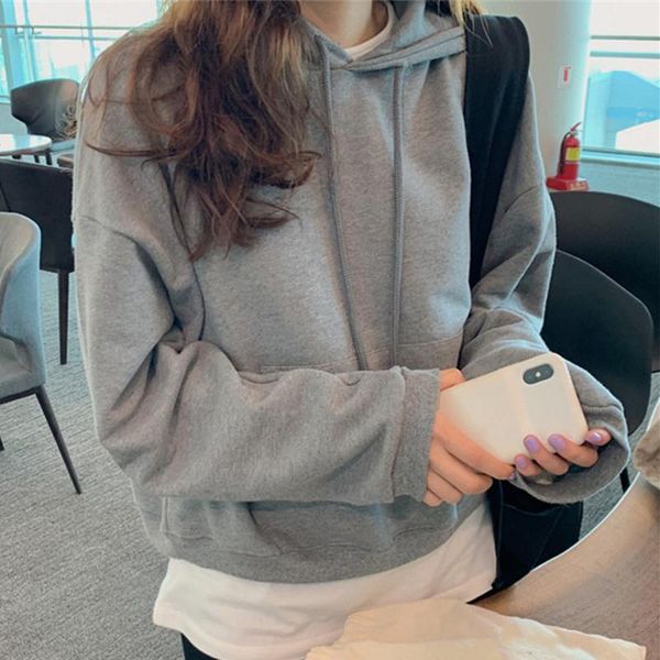women's hoodies & sweatshirts aibeauty autumn winter itself korean jumper wild short women solid warm pullovers, Black
women's hoodies & sweatshirts aibeauty autumn winter itself korean jumper wild short women solid warm pullovers, Black
