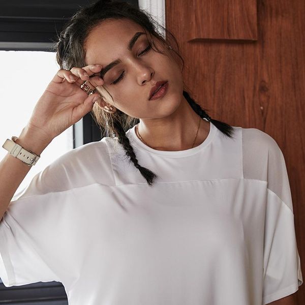 new mesh see-through half sleeve t-shirt women's outdoor leisure running short sleeve sports yoga workout clothes, White;red
new mesh see-through half sleeve t-shirt women's outdoor leisure running short sleeve sports yoga workout clothes, White;red