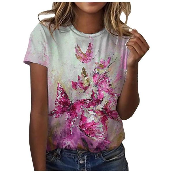 women's blouses & shirts women t-shirts short sleeve casual tee summer butterfly print fashion 5xl oversized female loose t-shirt o-ne, White
women's blouses & shirts women t-shirts short sleeve casual tee summer butterfly print fashion 5xl oversized female loose t-shirt o-ne, White