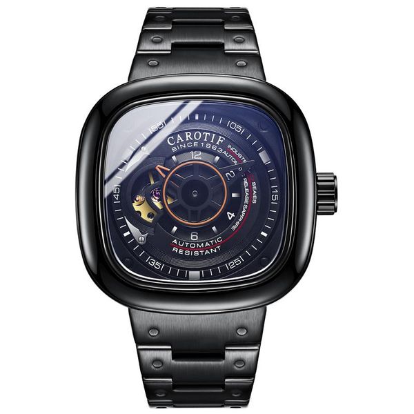 wristwatches men stianless steel strap square dial skeleton automatic mechanical wrist watch for male, Slivery;brown
wristwatches men stianless steel strap square dial skeleton automatic mechanical wrist watch for male, Slivery;brown