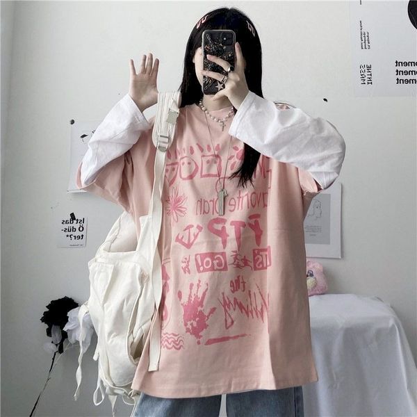 ins fake two beautiful pieces harajuku tshirt preppy long fall female korean punk t shrt 2021 new fashion wqo9, White
ins fake two beautiful pieces harajuku tshirt preppy long fall female korean punk t shrt 2021 new fashion wqo9, White