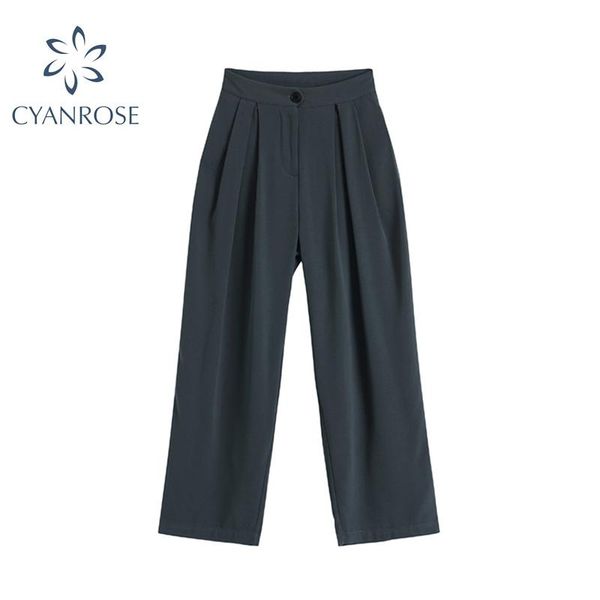 women's pants & capris women 2021 korean loose leisure wide leg female high waist simple all-match trendy autumn casual style daily tro, Black;white
women's pants & capris women 2021 korean loose leisure wide leg female high waist simple all-match trendy autumn casual style daily tro, Black;white