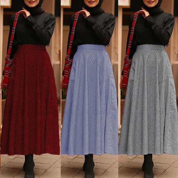 skirts skirt fashion check women's spring sundress casual high wasit maxi vestidos female zipper robe femme plus y0k4, Black
skirts skirt fashion check women's spring sundress casual high wasit maxi vestidos female zipper robe femme plus y0k4, Black