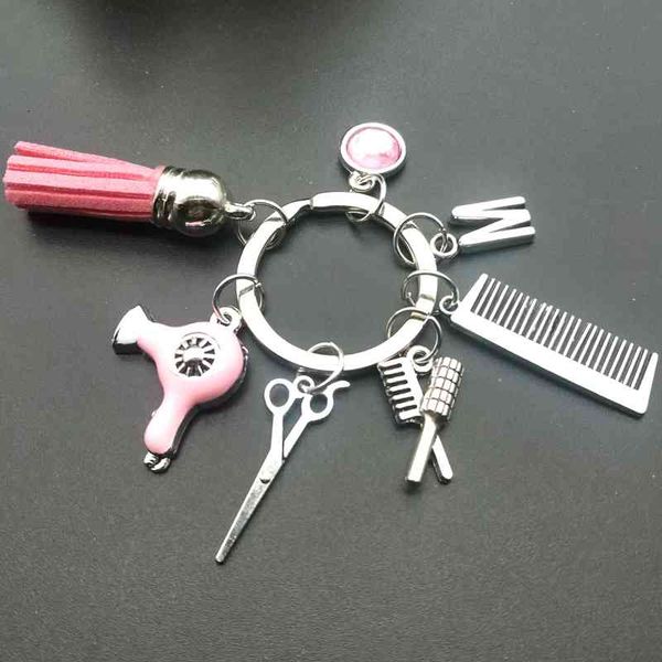 new a-z hairstyle gift charm tassel keychain retro jewelry mini hairdressing scissors hair dryer comb keychain diy manual, Silver
new a-z hairstyle gift charm tassel keychain retro jewelry mini hairdressing scissors hair dryer comb keychain diy manual, Silver