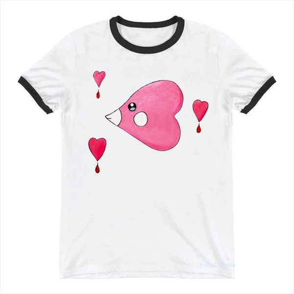 pink love fish print mens and womens clothing funny vogue femme kawaii clothes birthday female shirt streetwear, White;black
pink love fish print mens and womens clothing funny vogue femme kawaii clothes birthday female shirt streetwear, White;black