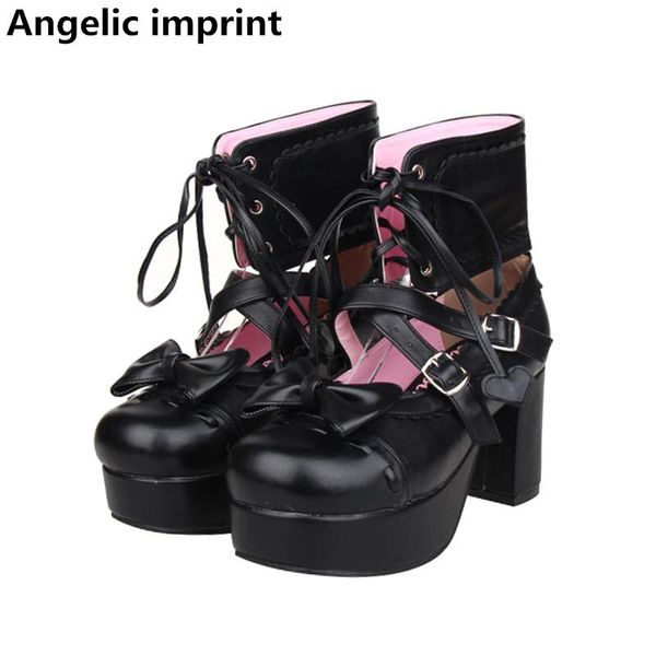 dress shoes angelic imprint mori girl lolita woman cosplay lady high heels pumps women princess party 33-47 bowtie, Black
dress shoes angelic imprint mori girl lolita woman cosplay lady high heels pumps women princess party 33-47 bowtie, Black