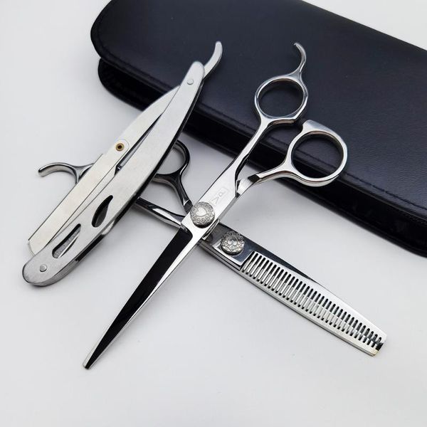 hair scissors 6 inch left-hand stainless professional hairdressing straight shears thinning barber shop salon
hair scissors 6 inch left-hand stainless professional hairdressing straight shears thinning barber shop salon