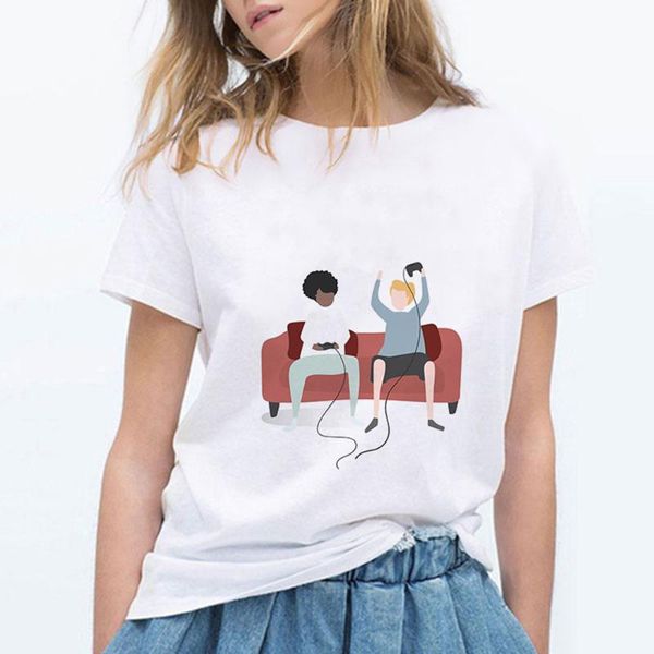 women's t-shirt harajuku round collar casual clothes t shirt plus size punk female oversize tshirt hip hop spring summer sports, White
women's t-shirt harajuku round collar casual clothes t shirt plus size punk female oversize tshirt hip hop spring summer sports, White