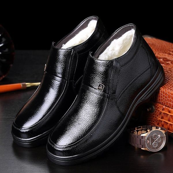 dress shoes 2021 winter plus cotton solid men casual leather slip on lazy single man loafers business office work, Black
dress shoes 2021 winter plus cotton solid men casual leather slip on lazy single man loafers business office work, Black