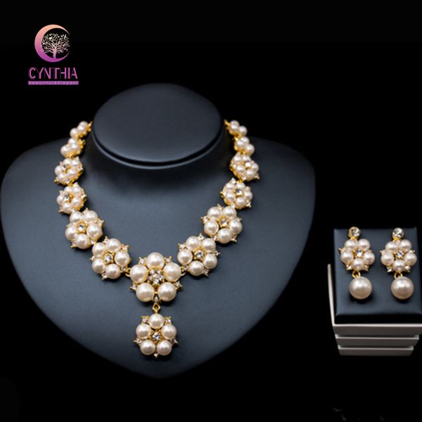 jewelry sets trendy indian jewellery wedding party accessories gold color bridal necklace earrings pearl set for brides decoration, Black
jewelry sets trendy indian jewellery wedding party accessories gold color bridal necklace earrings pearl set for brides decoration, Black