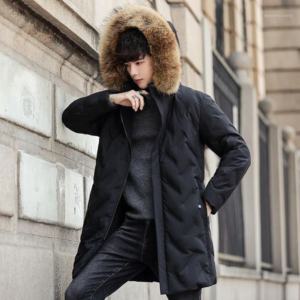 winter thick men duck down jacket fashion hat detachable long coat parkas clothing windbreakerlightweight for men's &, Black
winter thick men duck down jacket fashion hat detachable long coat parkas clothing windbreakerlightweight for men's &, Black