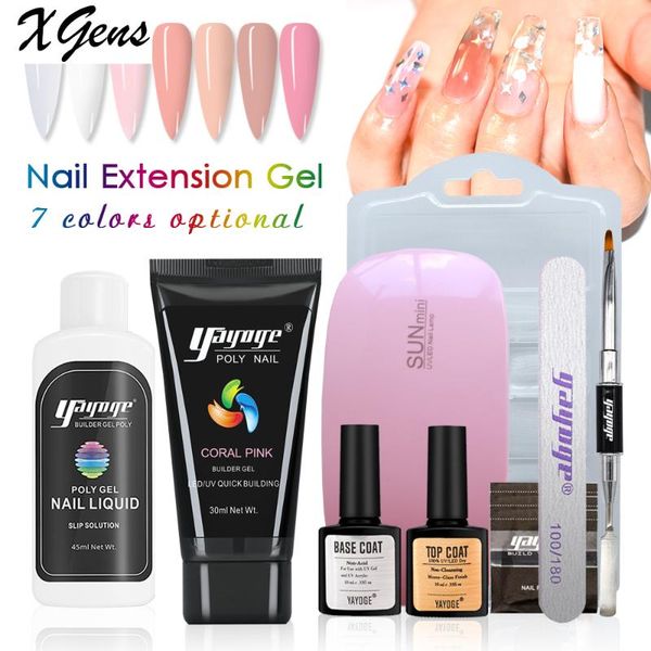 nail gel xgens 30ml poly kit with uv lamp quick building polish set for finger extension manicure art, Red;pink
nail gel xgens 30ml poly kit with uv lamp quick building polish set for finger extension manicure art, Red;pink